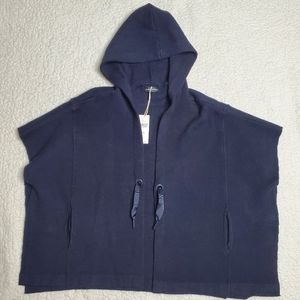 Anthropologie Hooded Poncho Sweater One Size